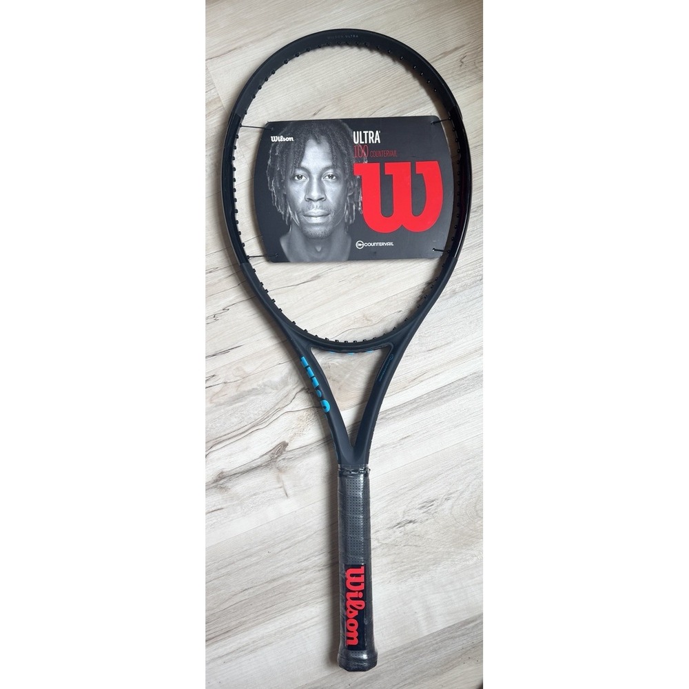 WILSON ULTRA 100  CV COUNTERVAIL 2017 ENNIS RACQUET 4 1/4  BRAND NEW